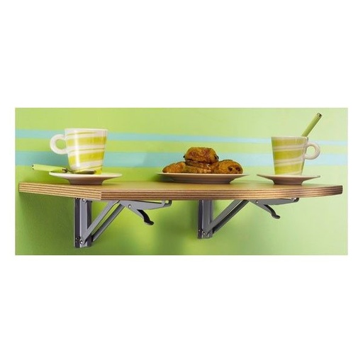 [6380002] Tablette rabattable pour cabine d'essayage