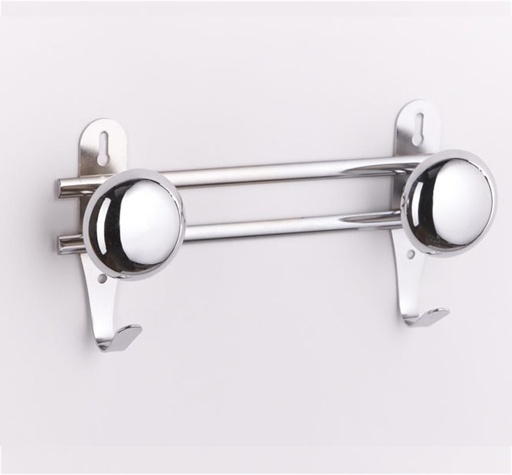 Porte manteau métal 2 têtes